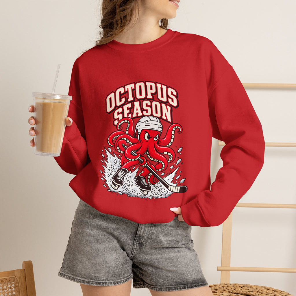 Detroit Octopus Season Crewneck Sweatshirt