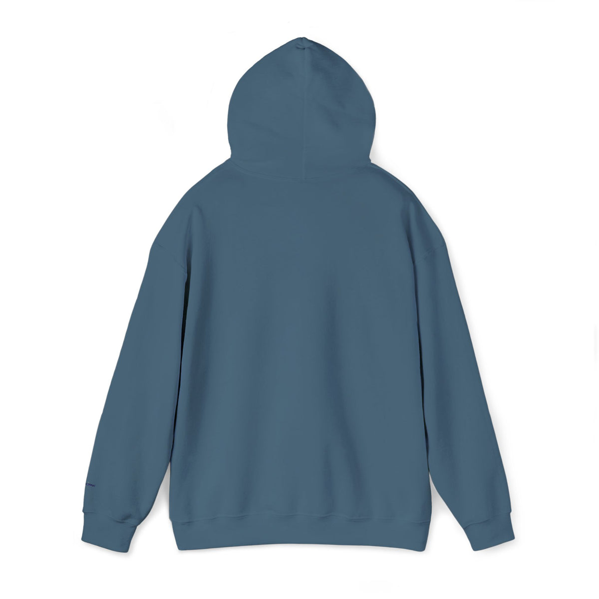 Minimal Daisy Hoodie — Tiny Floral Chest Print, Casual Cozy Pullover