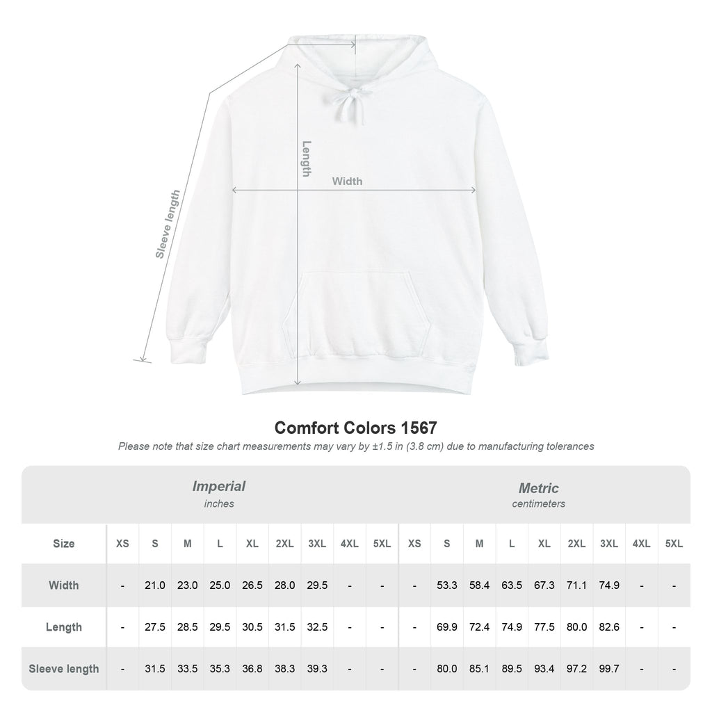 Minimal Rose Hoodie — Small Skull Embroidered Pullover