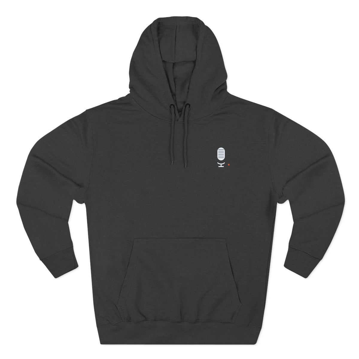 Concourse Minimal Logo Hoodie — Three-Panel Fleece Comfort