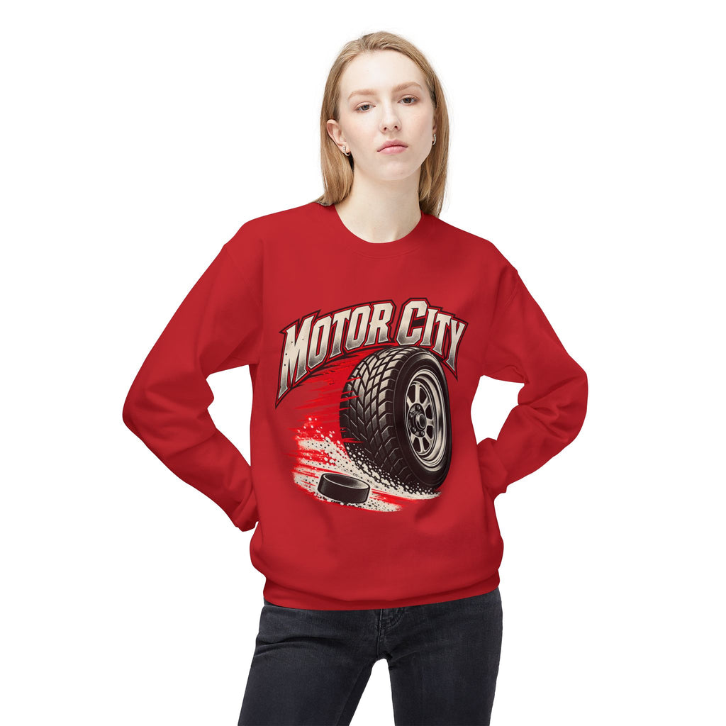 Detroit Motor City Racing Crewneck Sweatshirt