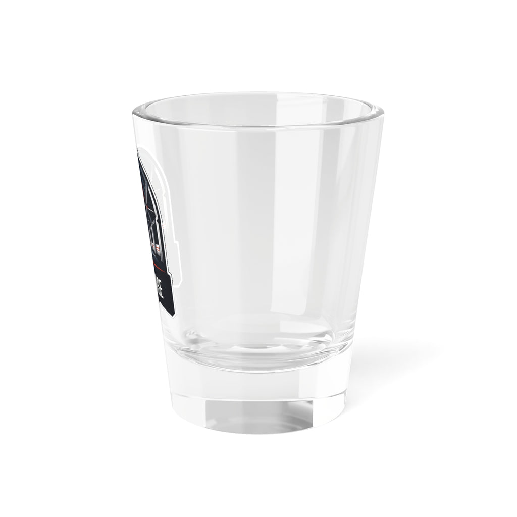 Concourse Microphone Logo Shot Glass — 1.5 oz Branded Shooter