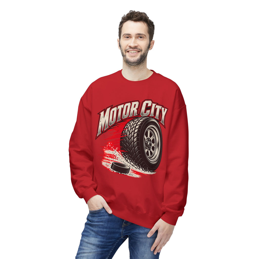 Detroit Motor City Racing Crewneck Sweatshirt