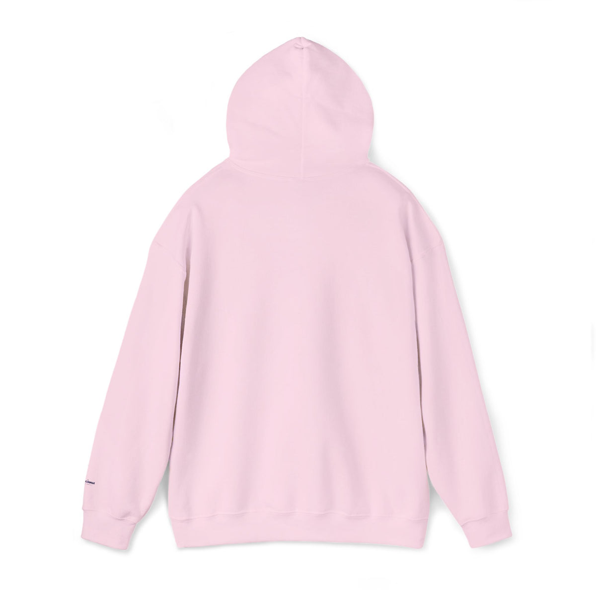 Minimal Daisy Hoodie — Tiny Floral Chest Print, Casual Cozy Pullover