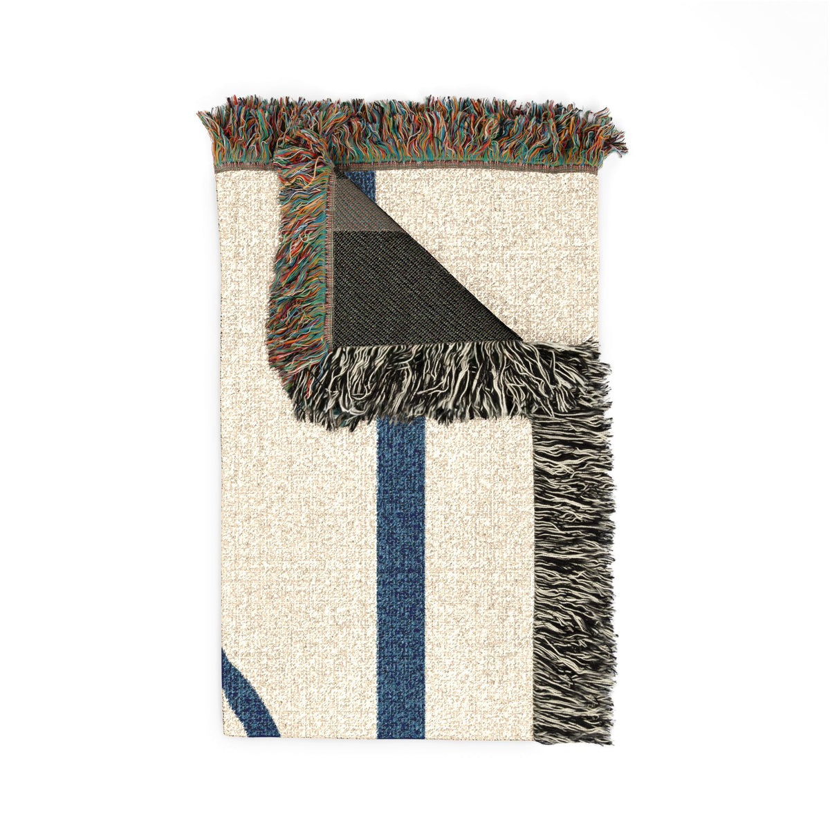 Woven Blanket: 'Section: Couch • Row: Blanket • Seat: Mine' Novelty Throw for Game Nights & TV Lovers