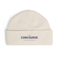 Concourse Cuff Beanie – Minimal Logo Knit Hat