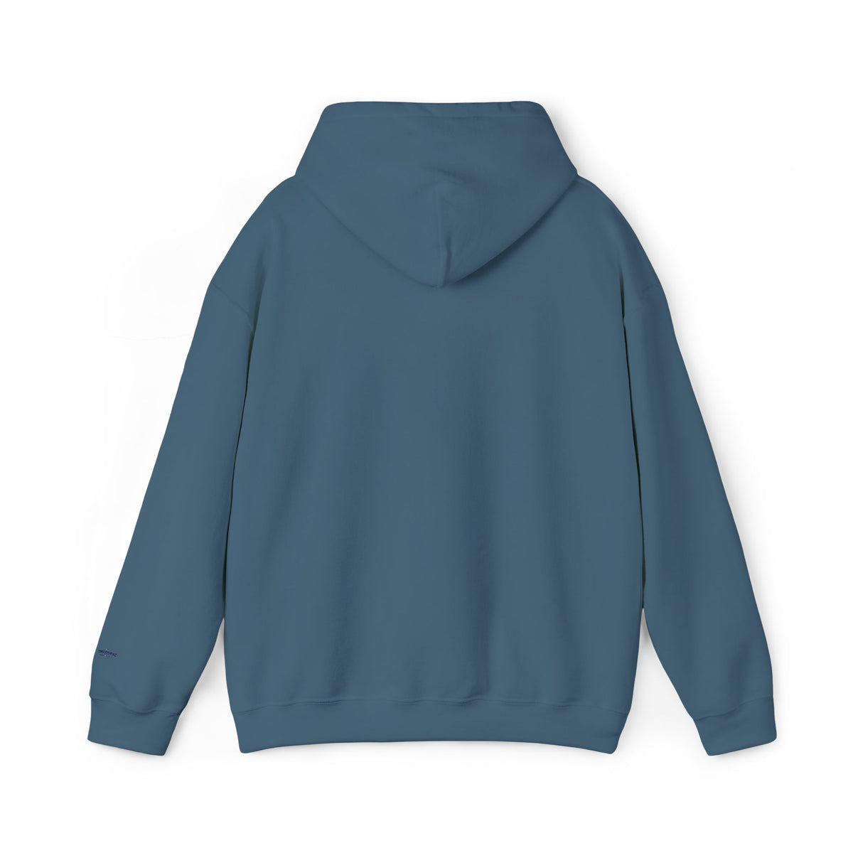 Minimal Daisy Hoodie — Tiny Floral Chest Print, Casual Cozy Pullover