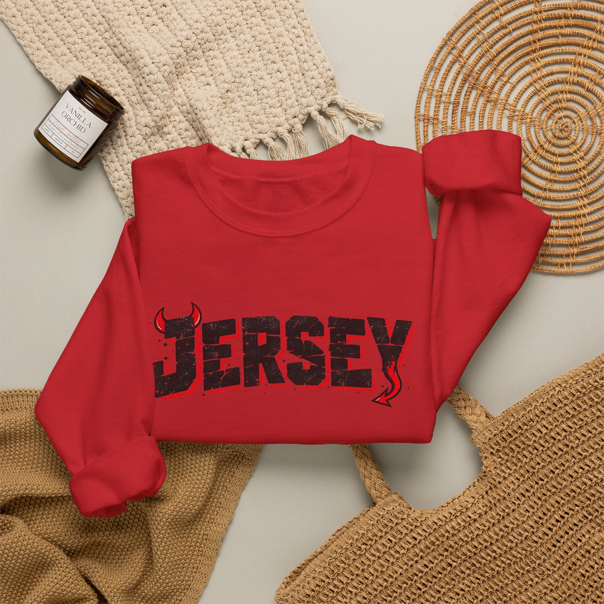 New Jersey Graphic Crewneck Sweatshirt