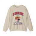 Montreal Poutine and Power Plays Hockey Crewneck Sweatshirt
