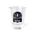 Concourse Microphone Logo Shot Glass — 1.5 oz Branded Shooter