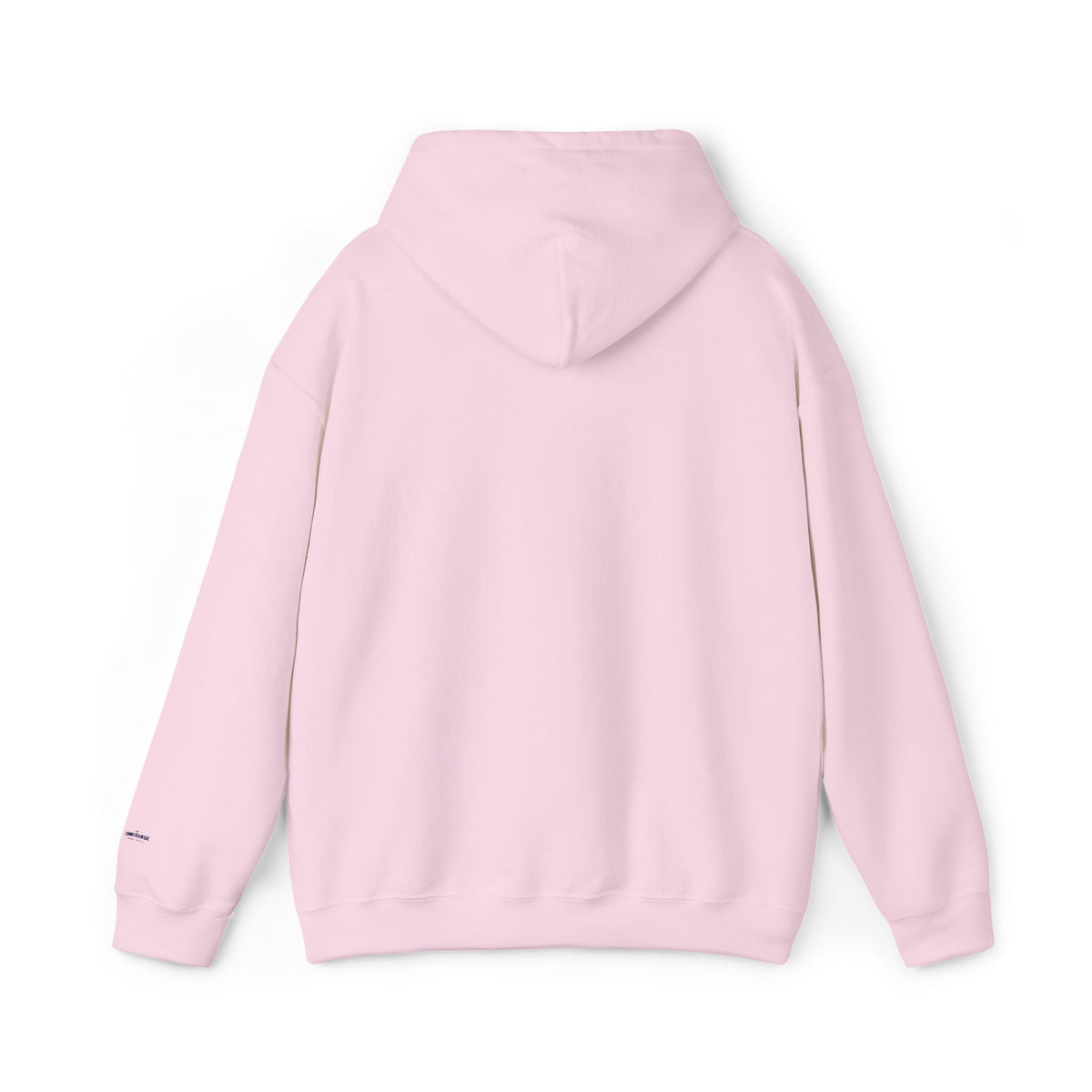 Minimal Daisy Hoodie — Tiny Floral Chest Print, Casual Cozy Pullover