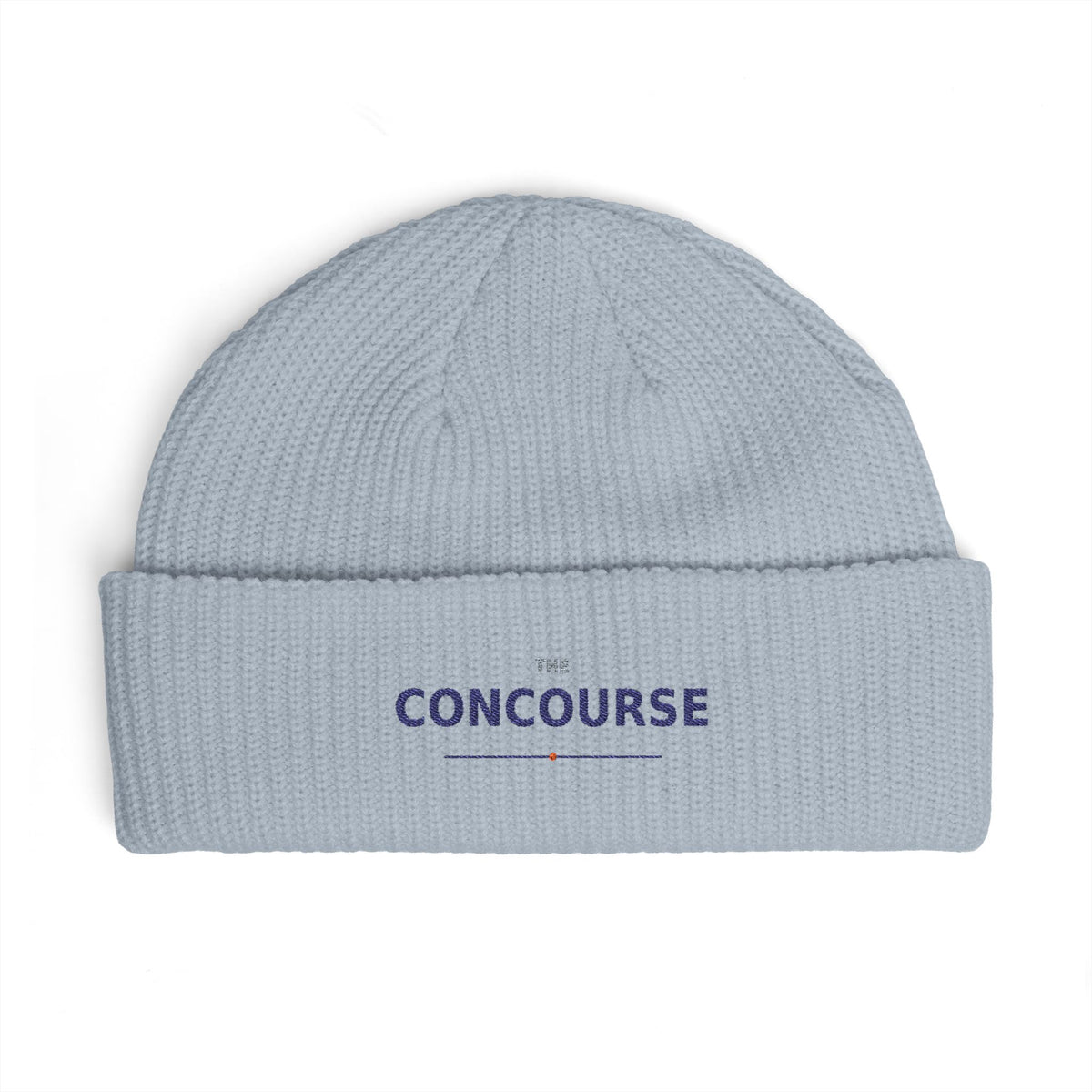 Concourse Cuff Beanie – Minimal Logo Knit Hat