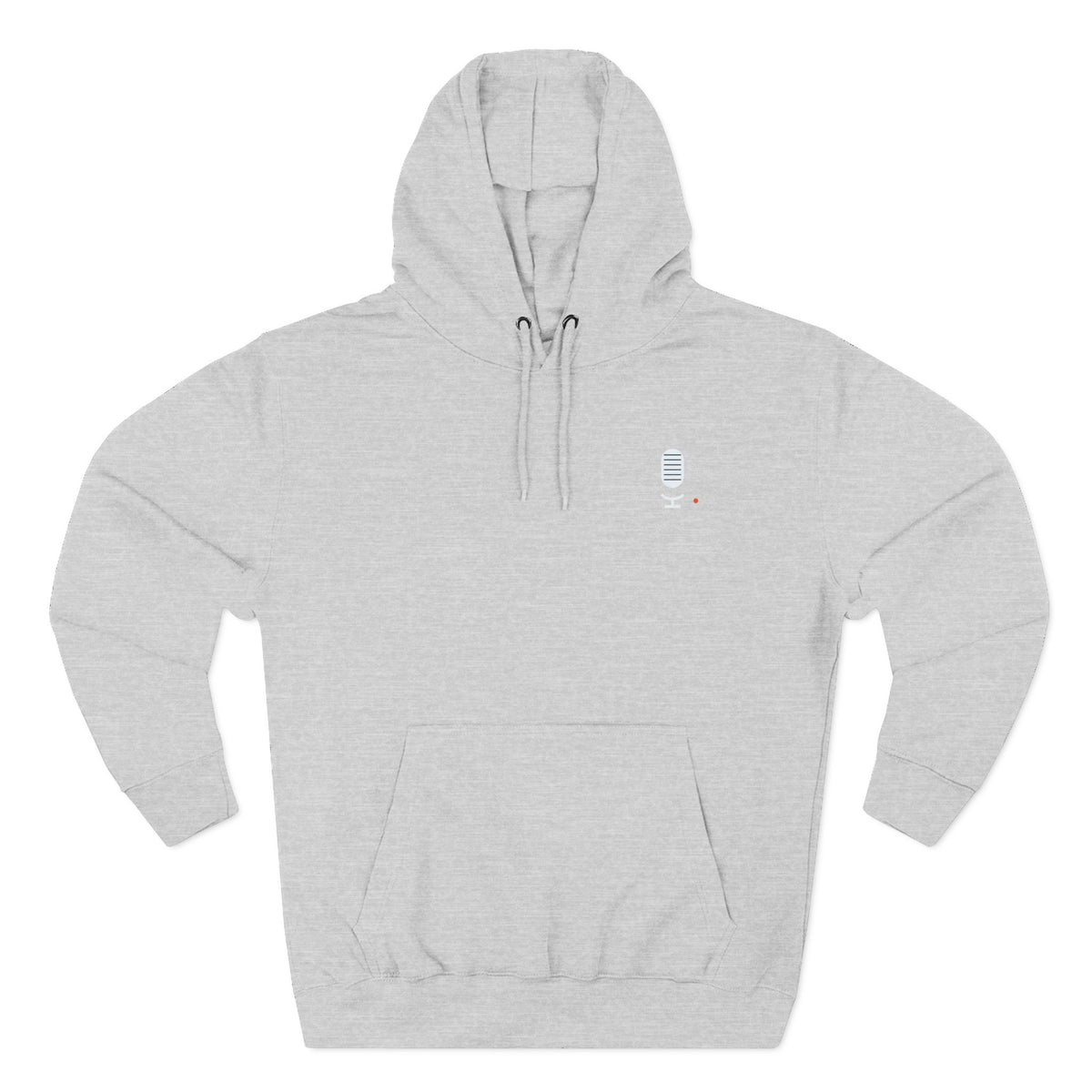 Concourse Minimal Logo Hoodie — Three-Panel Fleece Comfort
