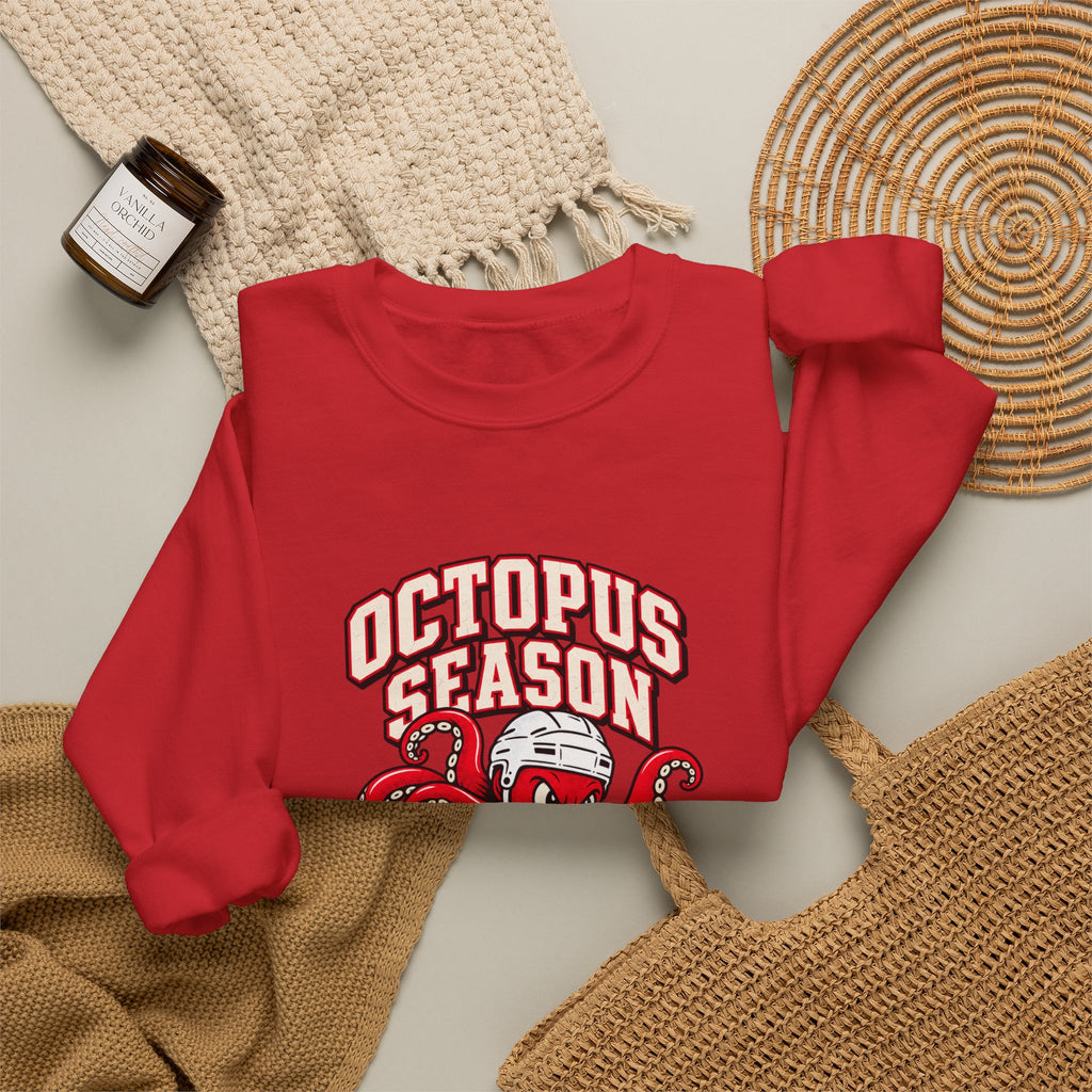 Detroit Octopus Season Crewneck Sweatshirt