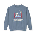 Hockey Goalie Sleep Sweatshirt – "Pulling the Goalie Early Tonight" Cozy Crewneck