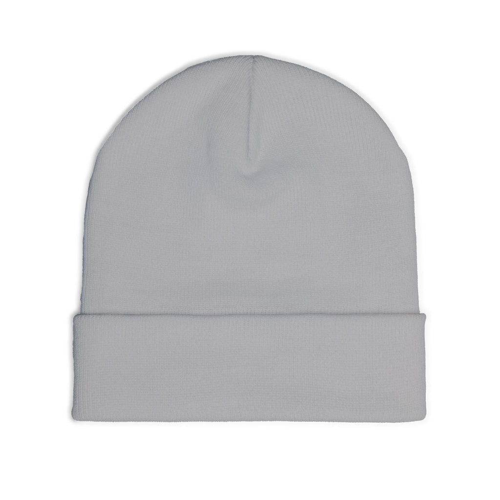 Concourse Embroidered Knit Beanie — Minimal Logo Cuffed Winter Hat