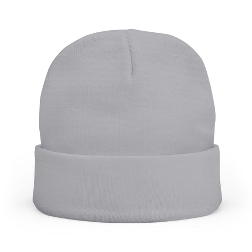 Concourse Embroidered Knit Beanie — Minimal Logo Cuffed Winter Hat